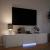 Mobilier TV cu LED cu LED Alb 165 x 34 x 40 cm Lemn prelucrat GartenMobel Dekor