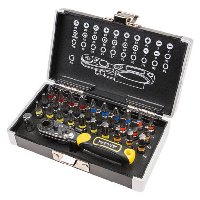 Set 32 biti 1/4 cu clichet, adaptor si suport, Top Master Pro