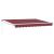Copertină retractabilă manuală Burgundy 2,5 x 2 m GartenMobel Dekor