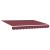 Copertină retractabilă manuală Burgundy 2,5 x 2 m GartenMobel Dekor