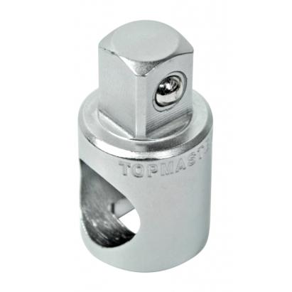 Adaptor tubular 1/2" F la 3/8" M Topmaster, otel Cr-V