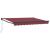 Copertină retractabilă manuală Burgundy 2,5 x 2 m GartenMobel Dekor