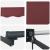 Copertină retractabilă manuală Burgundy 2,5 x 2 m GartenMobel Dekor