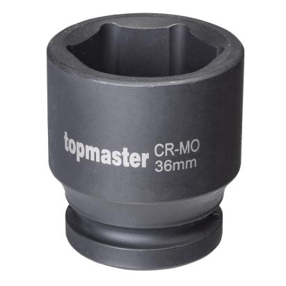 Cheie tubulară de impact Topmaster Pro 30 mm, 6 puncte, prindere 3/4