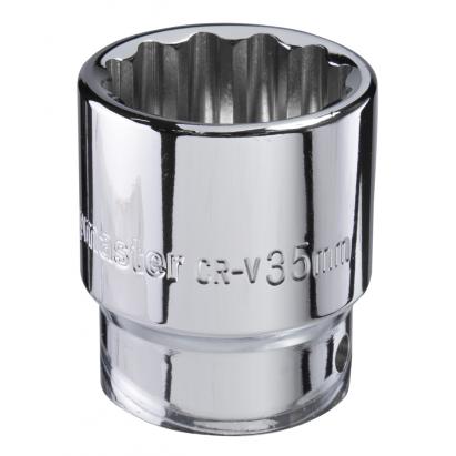 Cheie tubulara 12 puncte 3/4 inch, 22 mm, Cr-V, Topmaster Pro