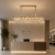 Candelabru din cristal ORION 19xE14 auriu, inaltime reglabila