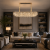 Candelabru din cristal ORION 19xE14 auriu, inaltime reglabila