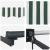 Marchiză retractabilă manuală cu led-uri 5 x 3 m GartenMobel Dekor