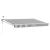 Marchiză electrică retractabilă cu LED și senzor, 3,5x2 m, antracit/alb