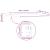 Marchiză electrică retractabilă bordo/alb 5x3 m cu telecomandă și panou solar
