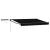 Marchiză electrică retractabilă negru/antracit 3,5 x 2,5 m cu telecomandă