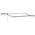 Marchiză electrică retractabilă bej/antracit 3,5 x 2,5 m cu telecomandă