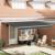 Cortina Retractabilă Antracit și gri 400 × 300 cm GartenMobel Dekor