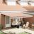 Cortina Retractabilă Portocaliu și gri 400 × 300 cm GartenMobel Dekor