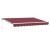 Copertină retractabilă manuală Burgundy 3 x 2,5 m GartenMobel Dekor