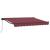 Copertină retractabilă manuală Burgundy 2,5 x 2 m GartenMobel Dekor