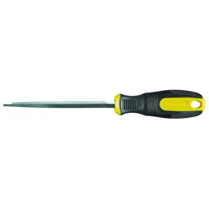 Pilă triunghiulară 200 mm Topmaster Pro cu mâner ergonomic, oțel călit