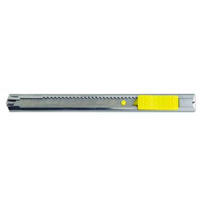 Cutter multifuncțional 9 mm cu corp metalic și blocare lamă TMP