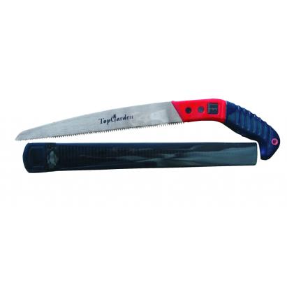 Fierăstrău de grădină TopGarden 270 mm cu teacă și mâner ergonomic