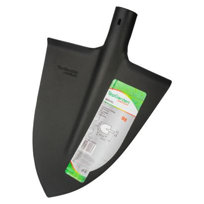 Lopata dreapta fara coada TopGarden Premium din otel pentru santier