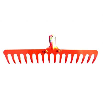 Greblă de grădină cu 16 dinți D28, fără mâner, TopGarden