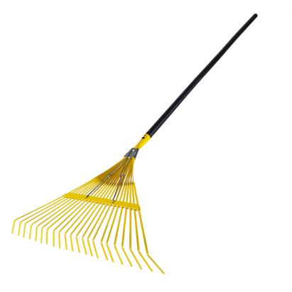 Grebla pentru frunze cu coada din lemn, 22 dinti metalici Topmaster