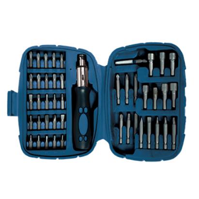 Set biti cu surubelnita 45 piese din otel CrV, Basic Gadget