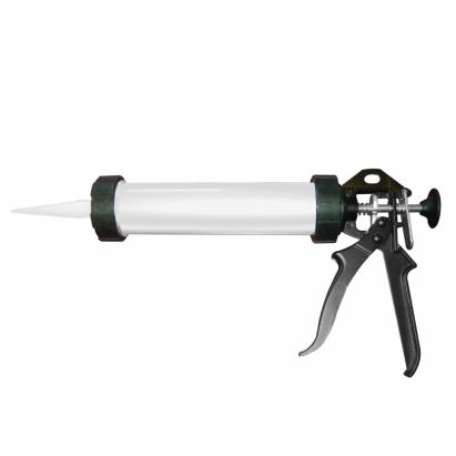 Pistol pentru silicon din aluminiu 225 mm, ușor și rezistent, Top Strong