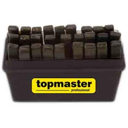 Set poansoane pentru litere 27 piese, cromate, 1,5-12,5 mm TMP