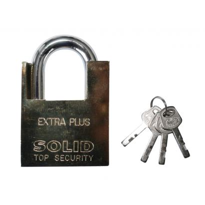 Lacăt din bronz 60 mm Gadget, cu 3 chei pentru siguranță zilnică