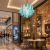 Candelabru din cristal albastru AZURE Magno, 7xE14, D60 cm, reglabil