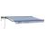 Cadru manual de marchiză cu LED-uri 2,5 x 2 m GartenMobel Dekor