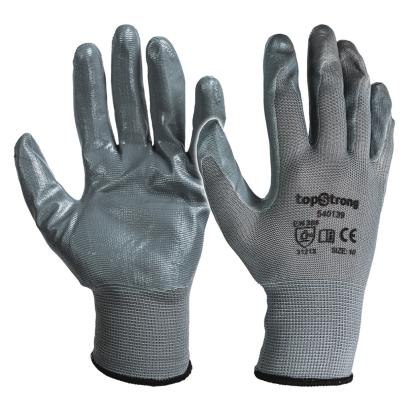 Manusi de lucru cauciucate gri TS