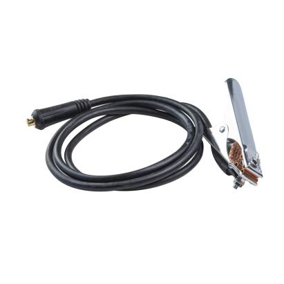 Set cablu de sudură 16mm², 2 m, cu clește de împământare și cuplă