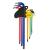 Set 9 chei imbus extra lungi colorate TMP pentru uz profesional