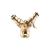 Conector 2 cai din alama cu filet interior 3/4" x 1/2" Top Garden