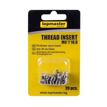 Set 20 inserții filetate M6x1x10.8 Top Master Pro pentru reparații