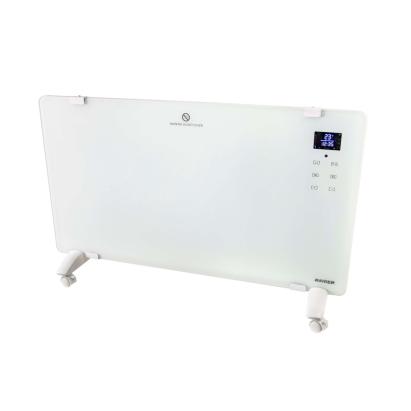 Panou încălzitor electric 2000W cu sticlă albă și afișaj LED RD-PH02