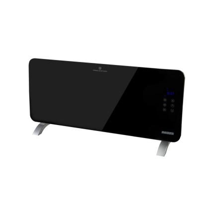 Panou încălzitor electric 2 kW cu sticlă neagră și afișaj LED RD-PH03