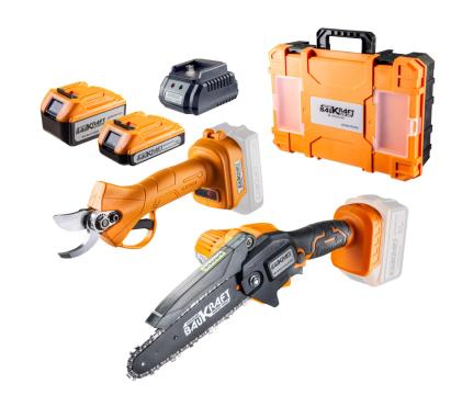 Mini fierastrau 18V si foarfeca gradina 4Ah2Ah BK-GPP25