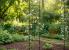 Pergola de gradina pentru plante cataratoare din otel, 145x38x240 cm, verde