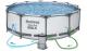 Piscina cu cadru metalic Bestway 366x100 cm, 9150 l, cu pompa si scara