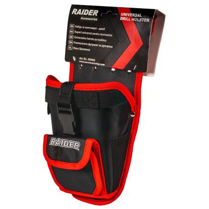 Suport universal pentru bormașină Raider, pentru curea, textil rezistent