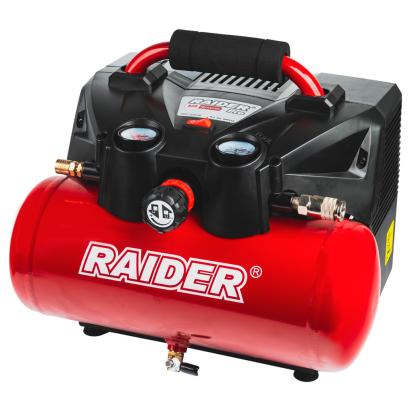 Compresor aer 40V Raider Pro, rezervor 6L, 98L/min, 9 bar, Solo