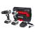 Set bormasina si surubelnita cu impact brushless Raider Industrial 2x2Ah