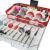 Set 227 accesorii pentru mini polizor drept, în cutie practică Raider