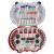 Set 276 accesorii pentru mini polizor drept Raider, cu cutie