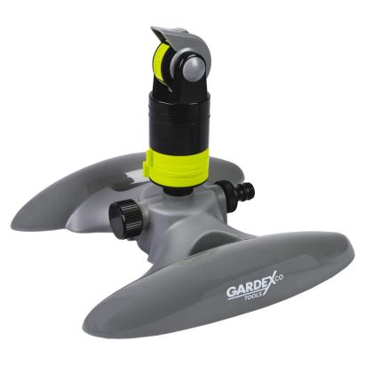 Aspersor de gradina cu 4 functii Gardex GEAR ARC GX, baza stabila