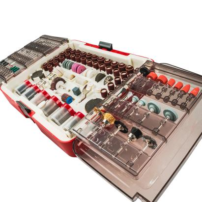 Set 418 accesorii pentru mini polizor drept, in cutie