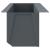 Cutii de flori pentru europaleți 12 buc. gri 36x13,5x9,5 cm PP GartenMobel Dekor